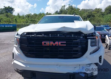 2023 GMC Sierra 1500 2Wd Short Box Elevation from USA, damaged, VIN 3GTPHCED1PG146126